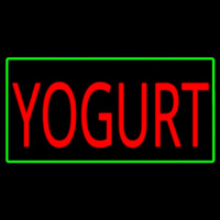 Red Yogurt With Yellow Border Neonkyltti