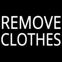 Remove Clothes Neonkyltti