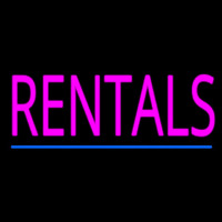 Rentals Blue Line Neonkyltti