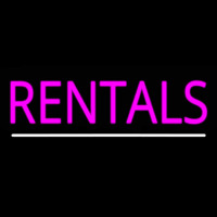 Rentals White Line Neonkyltti