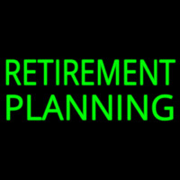 Retirement Planning Neonkyltti