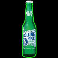 Rolling Rock Bottle Beer Sign Neonkyltti