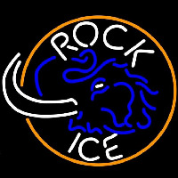 Rolling Rock Ice Elephant Beer Sign Neonkyltti