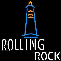 Rolling Rock Lighthouse Beer Sign Neonkyltti