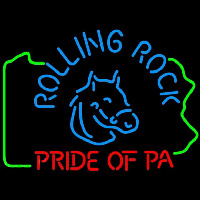 Rolling Rock Pride Of Pa Beer Sign Neonkyltti