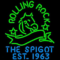 Rolling Rock The Spigot Beer Neonkyltti