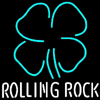 Rolling Tock Clover Beer Sign Neonkyltti