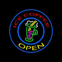 Round Ice Coffee Open Neonkyltti