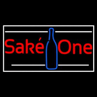 Sake One With Bottle 1 Neonkyltti