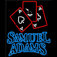 Samuel Adams Ace And Poker Beer Sign Neonkyltti