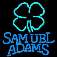 Samuel Adams Clover Beer Sign Neonkyltti