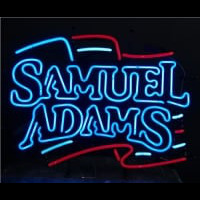 Samuel Adams Flag Neonkyltti