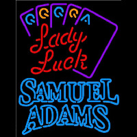 Samuel Adams Lady Luck Series Beer Sign Neonkyltti