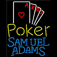 Samuel Adams Poker Ace Series Beer Sign Neonkyltti