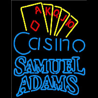 Samuel Adams Poker Casino Ace Series Beer Sign Neonkyltti