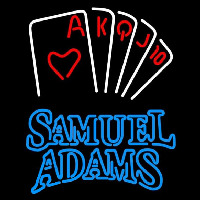 Samuel Adams Poker Series Beer Sign Neonkyltti