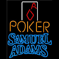 Samuel Adams Poker Squver Ace Beer Sign Neonkyltti