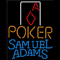 Samuel Adams Poker Squver Ace Beer Sign Neonkyltti