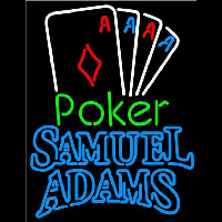 Samuel Adams Poker Tournament Beer Sign Neonkyltti