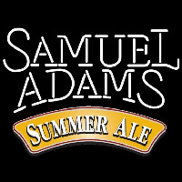 Samuel Adams Summer Ale White Beer Sign Neonkyltti