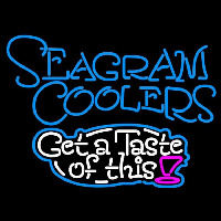 Seagram Test Of This Wine Coolers Beer Sign Neonkyltti