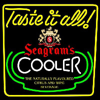 Seagrams Swagjuice Wine Coolers Beer Sign Neonkyltti