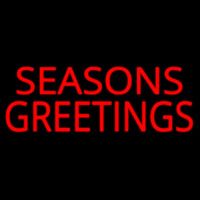 Seasons Greetings Block Neonkyltti
