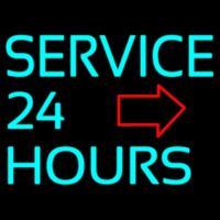 Service 24 Hours Neonkyltti