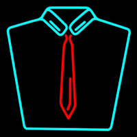 Shirt With Tie Logo Neonkyltti