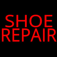 Shoe Repair Red Neonkyltti
