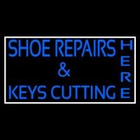 Shoe Repairs Key Cutting Here With Border Neonkyltti