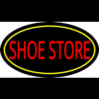Shoe Store With Oval Neonkyltti