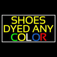 Shoes Dyed And Color With Border Neonkyltti