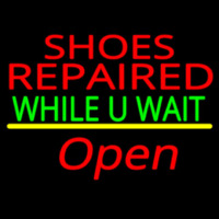 Shoes Repaired While You Wait Open Neonkyltti