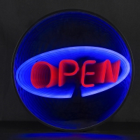 Shop Open 3D Infinity LED Neon Sign