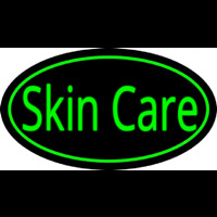 Skin Care Oval Green Neonkyltti