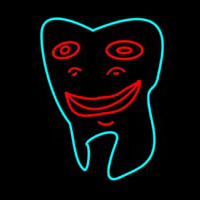 Smiley Teeth Logo Neonkyltti
