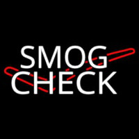 Smog Check Logo Neonkyltti