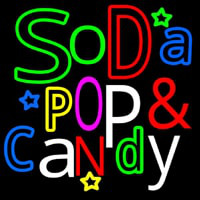 Soda Pop And Candy Neonkyltti