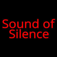 Sound Of Silence Neonkyltti