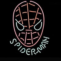 Spiderman Super Man Logo Pubi Näyttö Kauppa Olut Baari Neonkyltti Lahja