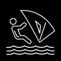 Sports In Sea Icon Neonkyltti