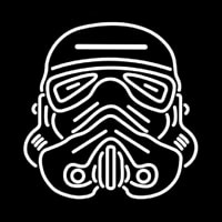 Star Wars Storm Trooper Helmet Neonkyltti