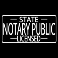 State Notary Public Licensed Neonkyltti