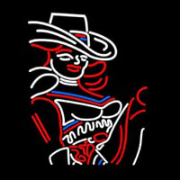 Striping Girl Neonkyltti