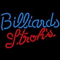 Strohs Billiards Te t Pool Beer Sign Neonkyltti