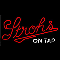 Strohs On Tap Beer Sign Neonkyltti