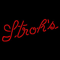 Strohs Red Beer Sign Neonkyltti