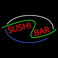Stylish Sushi Bar Neonkyltti