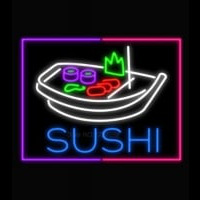 Sushi Boat Neonkyltti